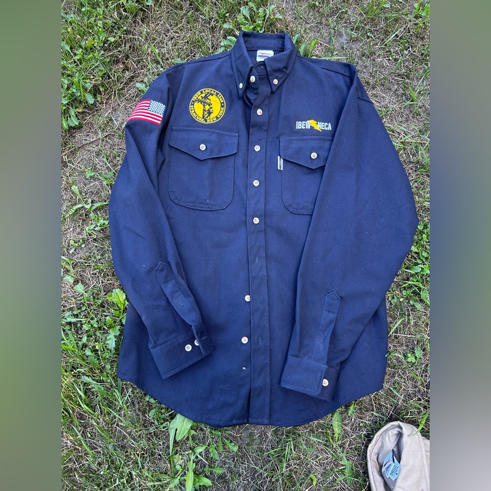 Navy Blue Work Shirt